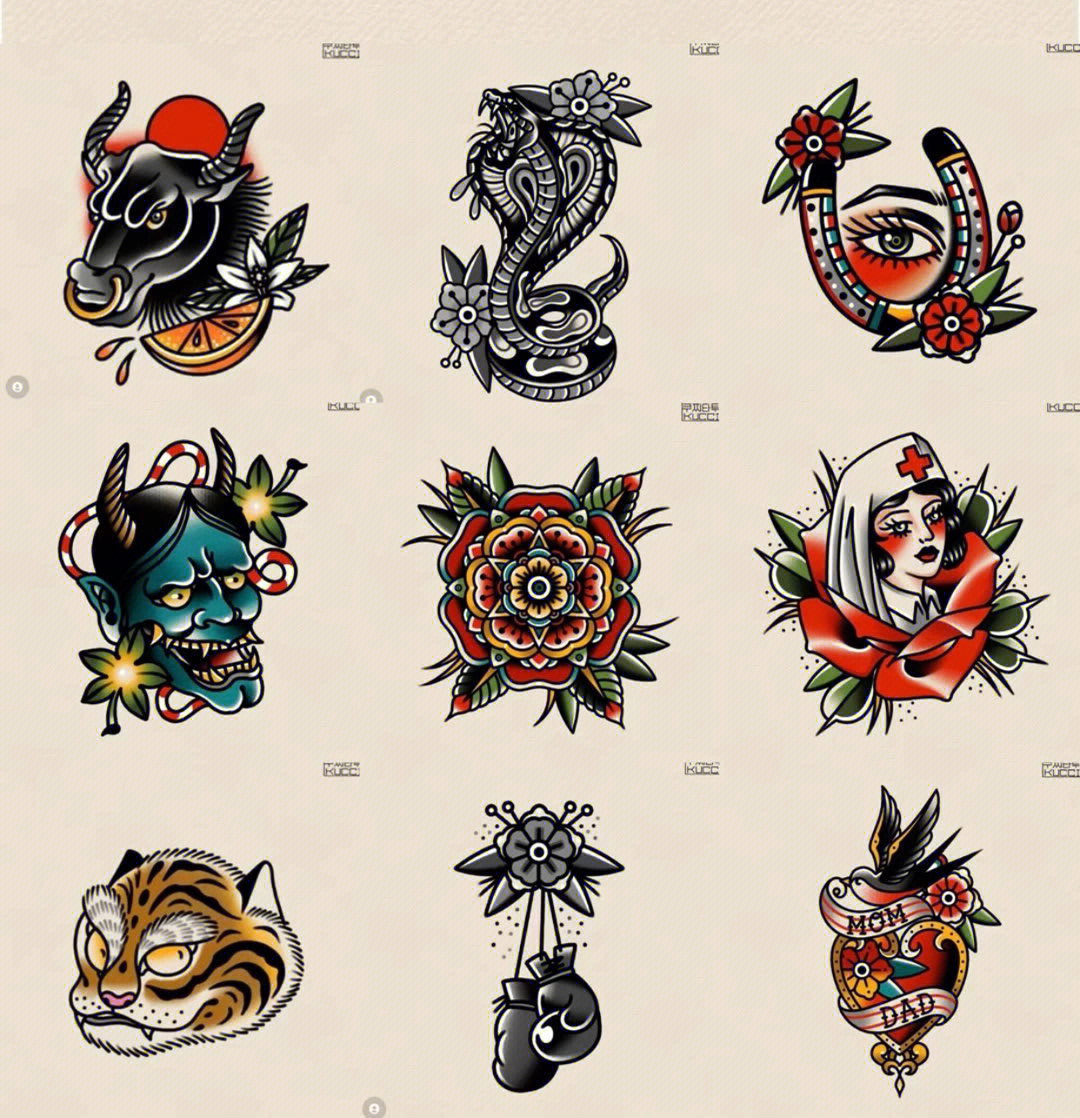 時尚潮流展現(xiàn)，最新紋身圖案設(shè)計精選