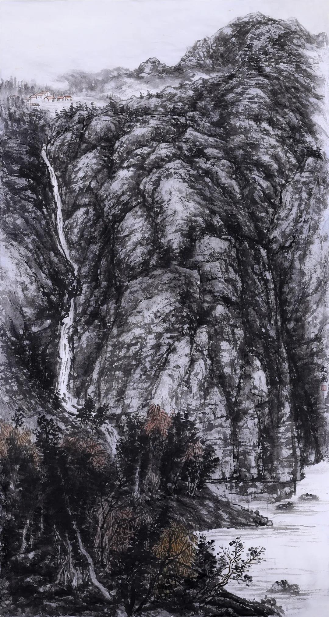 科技與藝術(shù)的融合，最新智能山水畫屏展現(xiàn)自然之美