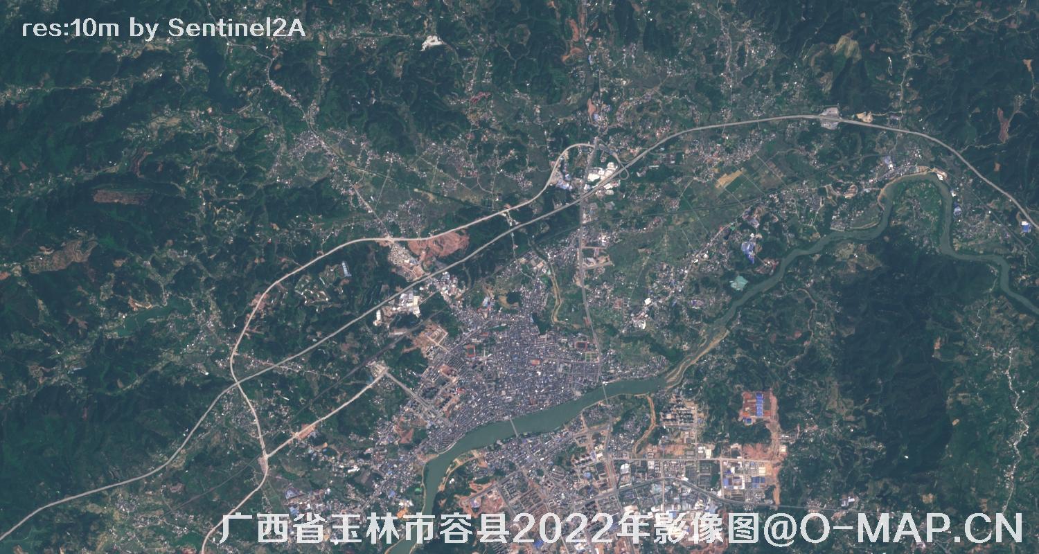 容縣最新航拍全景，一覽無余的美麗風(fēng)光??